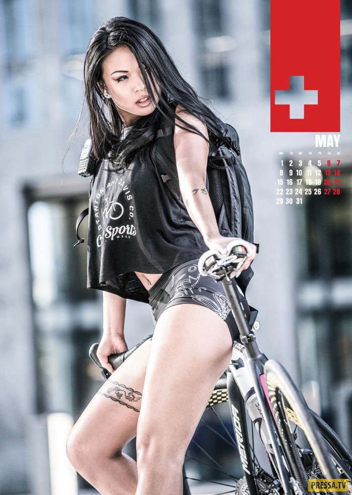     Sexy-Cycling Kalender Swiss - 2017 (8 )