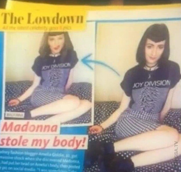 Мадонна «украла» тело молодой девушки