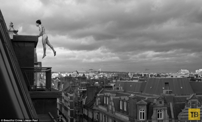 Голый спортсмен в Лондоне (9 фото)