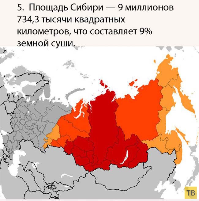 Россия в интересных фактах (35 фото)