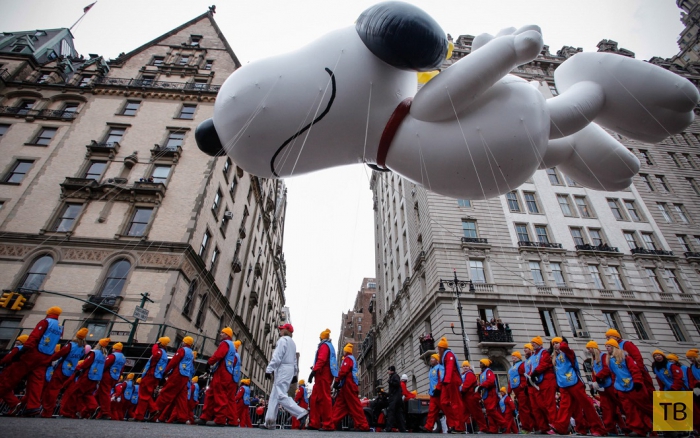 Парад Macy’s ко Дню благодарения в Нью-Йорке (20 фото)