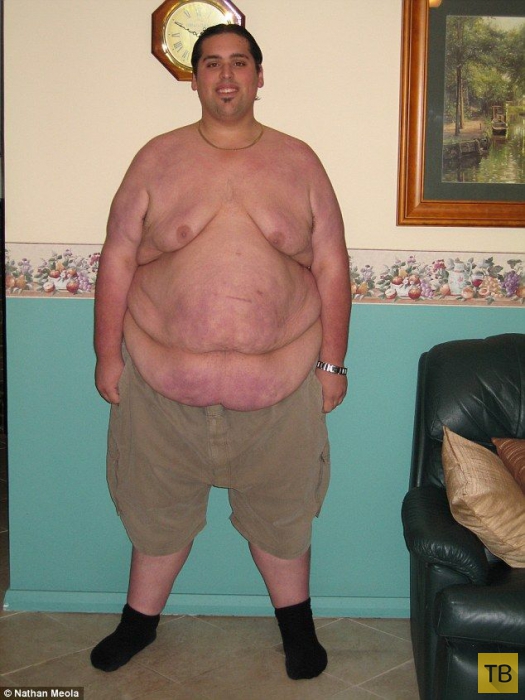 206-килограммовый парень самостоятельно похудел на 80 кг (12 фото)