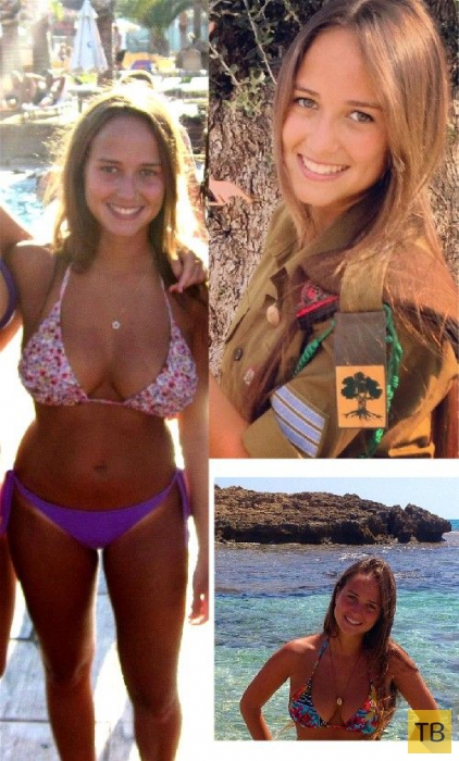 Симпатичные девушки-военнослужащие израильской армии (54 фото)