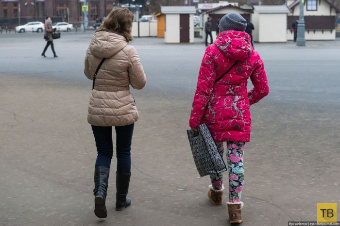 О женской моде и о том, как не стоит одеваться зимой (24 фото)