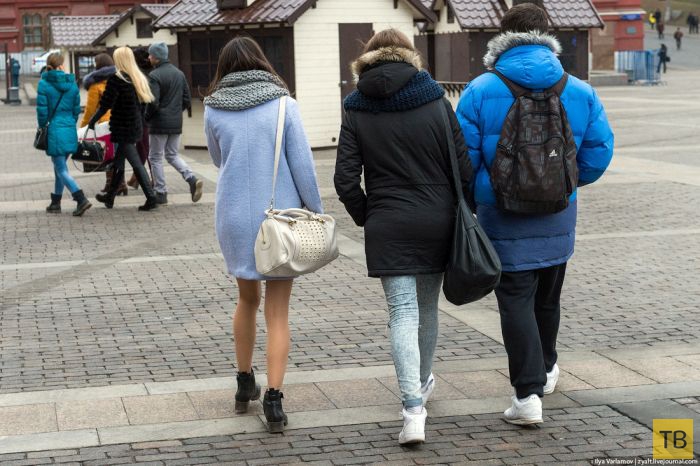 О женской моде и о том, как не стоит одеваться зимой (24 фото)