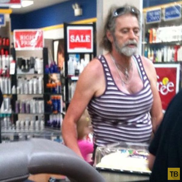 Странные люди в американских супермаркетах (32 фото)
