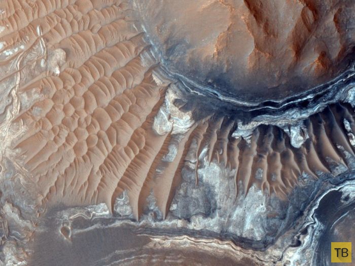 Прекрасные фотографии Марса, похожие на картины, от NASA (14 фото)
