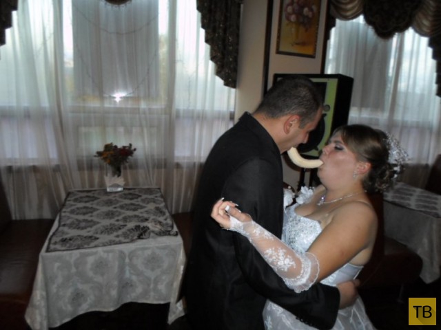 Прикольные свадебные фотографии, часть 3 (15 фото)