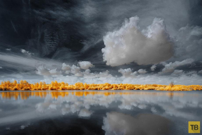 Пейзажные фотографии в инфракрасном  излучении от французского фотографа  David Keochkerian (14 фото)