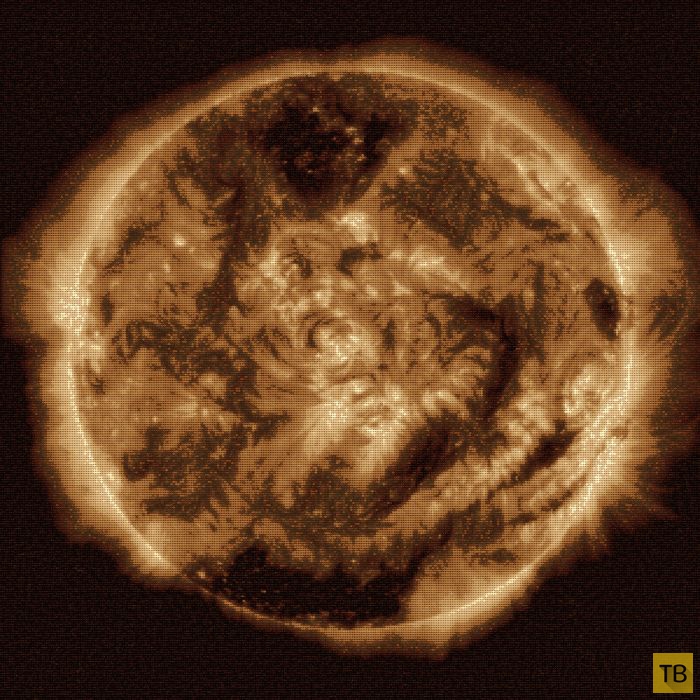 Обсерватория NASA собрала 100 миллионов снимков Солнца (12 фото)