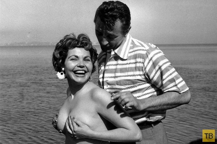 Скандал на Каннском фестивале 1954 года (6 фото)