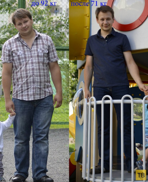 Люди, которые сумели похудеть (21 фото)