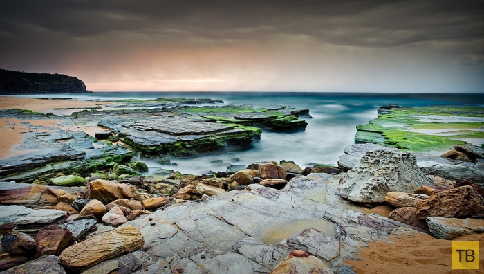 Каменный пляж Туриметта в Австралии (9 фото)