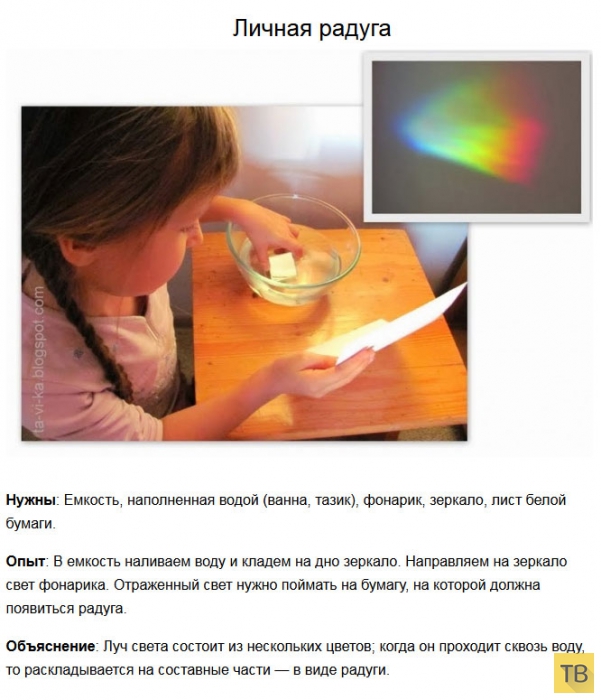 Эффектные научные эксперименты для детей (8 фото)