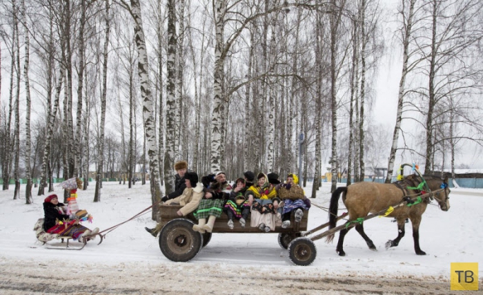 Каляда в белорусской деревне (9 фото)