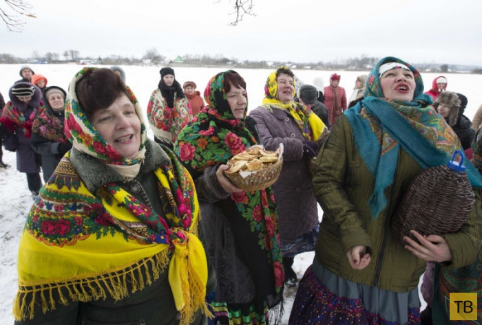Каляда в белорусской деревне (9 фото)