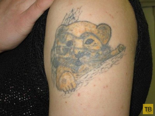 Неудачные татуировки (23 фото)