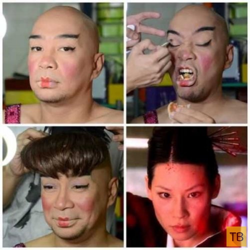 Перевоплощения при помощи макияжа (24 фото)