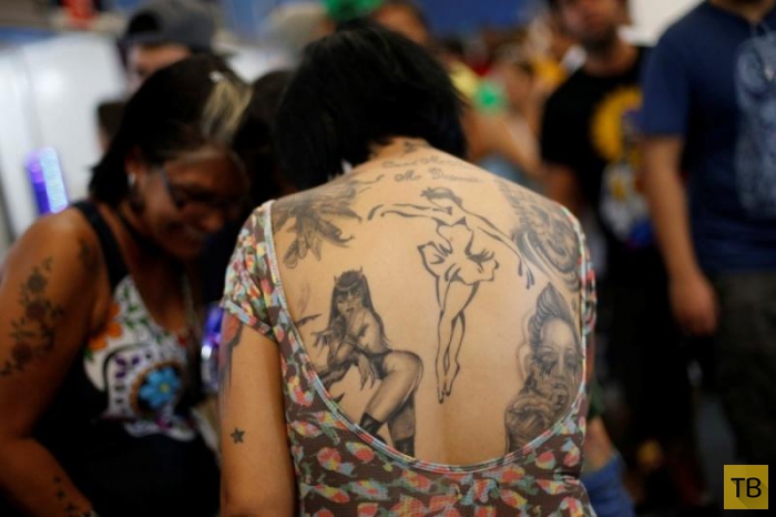 Тату-фестиваль в Рио-де-Жанейро (10 фото)