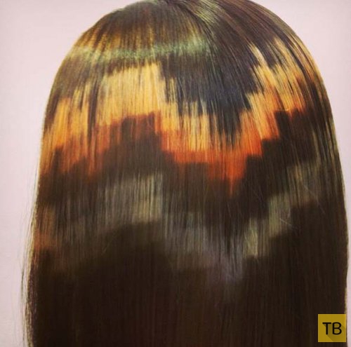Новый тренд: пиксельное окрашивание волос (10 фото)