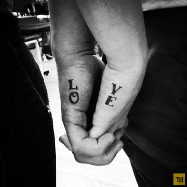 Татуировки для влюбленных (15 фото)