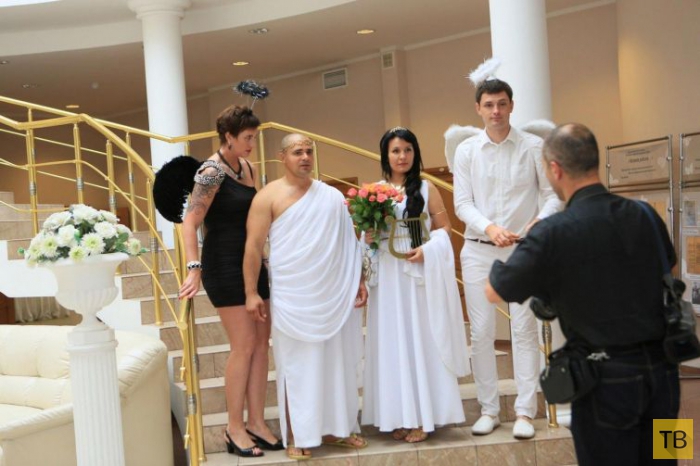 Прикольные свадебные фотографии, часть 4 (14 фото)