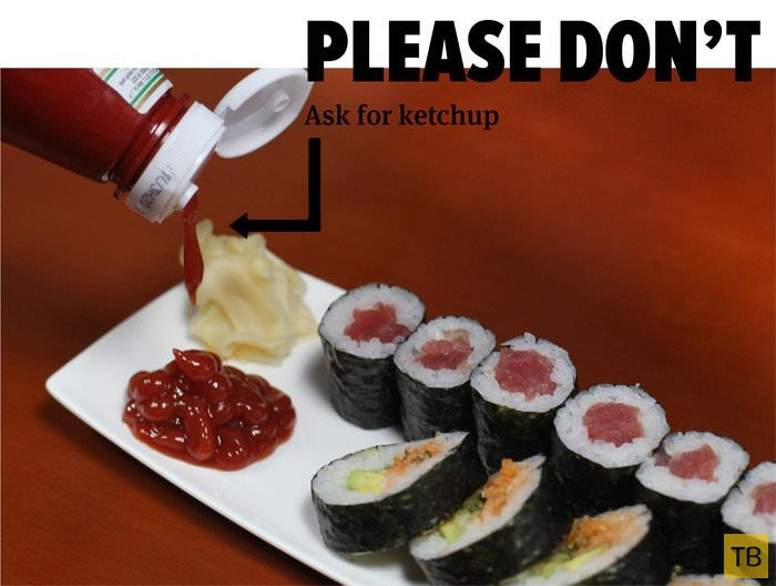 Правила употребления суши и роллов (14 фото)