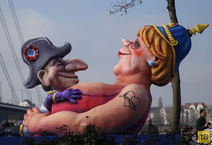 Куклы в образе известных политиков на европейских карнавалах (11 фото)
