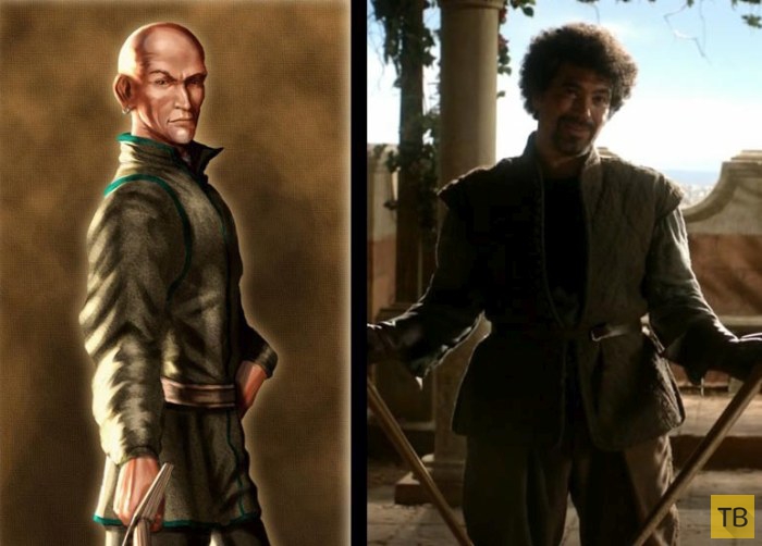 Внешность персонажей "Игры престолов" в кино и в книгах, сравнение (20 фото)