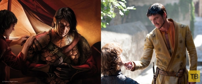 Внешность персонажей "Игры престолов" в кино и в книгах, сравнение (20 фото)