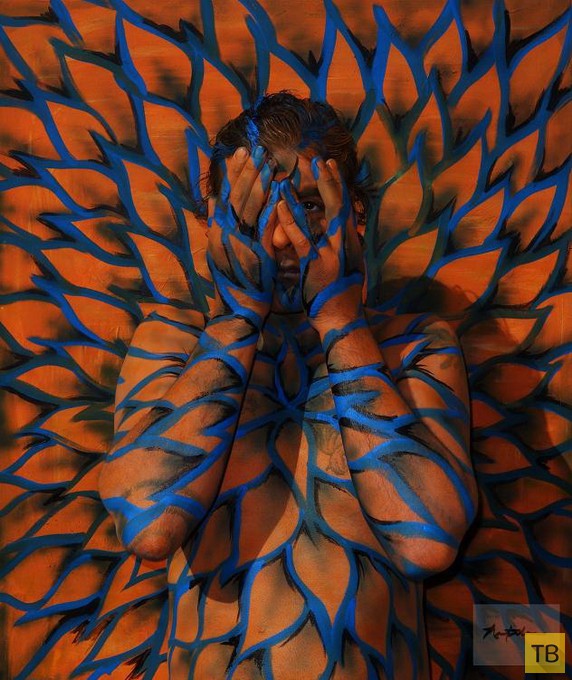 Реалистичный боди-арт - люди-невидимки от американской художницы Нэтали Флетчер (22 фото)