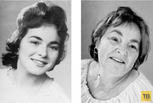 Серия снимков одних и тех же людей с разницей в 60 лет (16 фото)