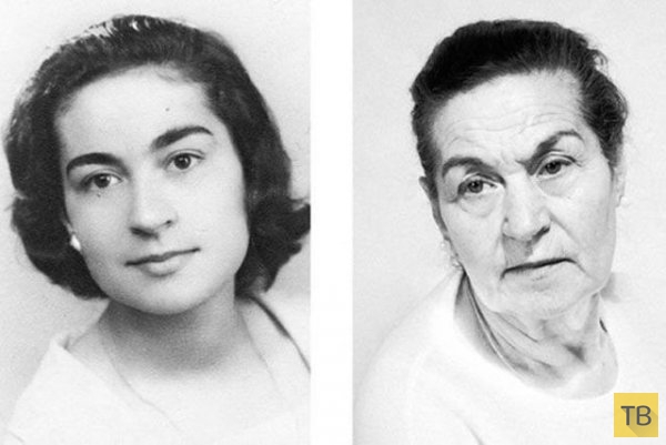 Серия снимков одних и тех же людей с разницей в 60 лет (16 фото)