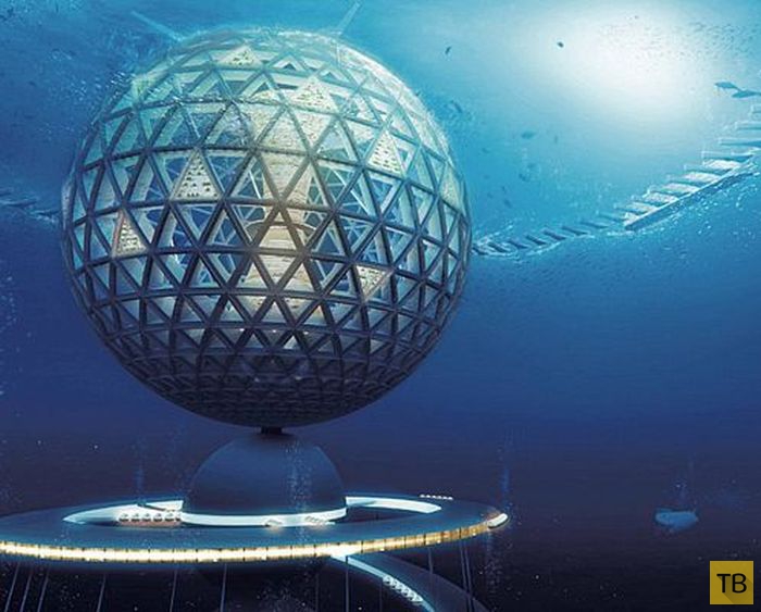 Японцы хотят построить подводный город к 2035 году (6 фото)