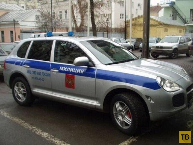 На чем ездят полицейские России (18 фото)