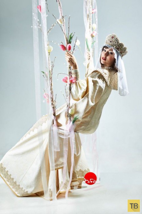 Саша Грей в образе русской царевны из сказки (8 фото)