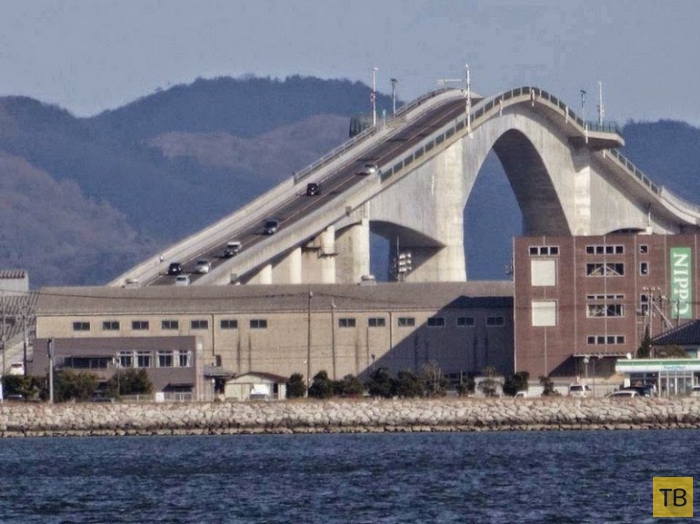 Мост Эшима Охаси в Японии (6 фото)