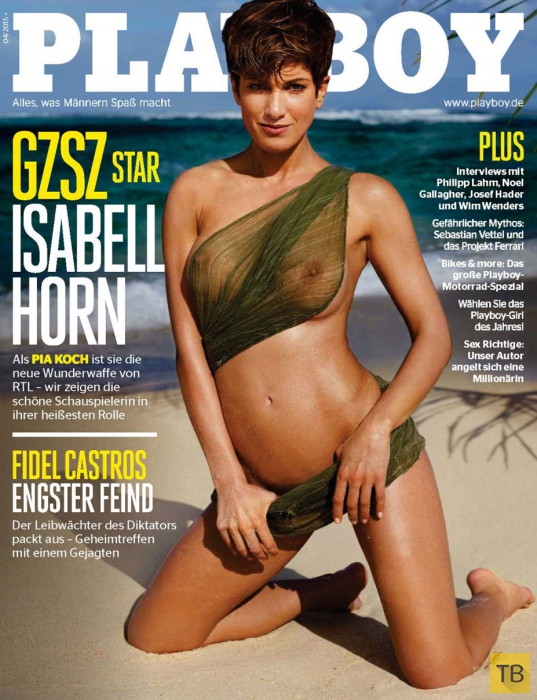(18+) Актриса Изабель Хорн в журнале Playboy Germany, апрель 2015 (42 фото)