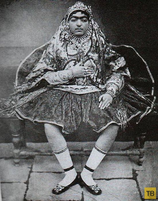 Гарем иранского шаха Насера Каджара (12 фото)