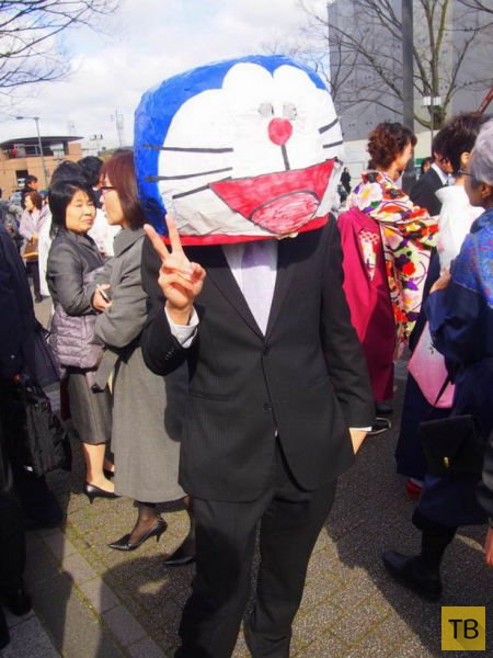 Забавные фотографии со студенческого бала в Киотском университете, Япония (21 фото)