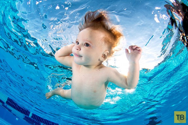 "Дети под водой" - Серия фотографий от Нью-Йоркского фотографа Сета Кастила (13 фото)