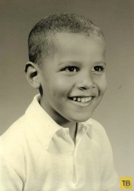 Детские и юношеские фотографии Барака Обамы (10 фото)