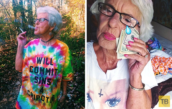 Селфи 86-летней оптимистки в Instagram (29 фото)