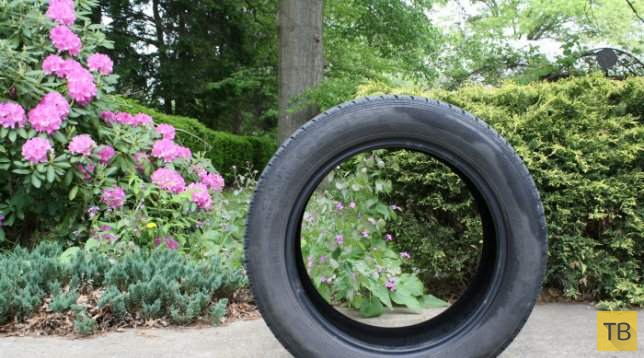 Креативные поделки из старых автомобильных шин для сада и дома (70 фото)