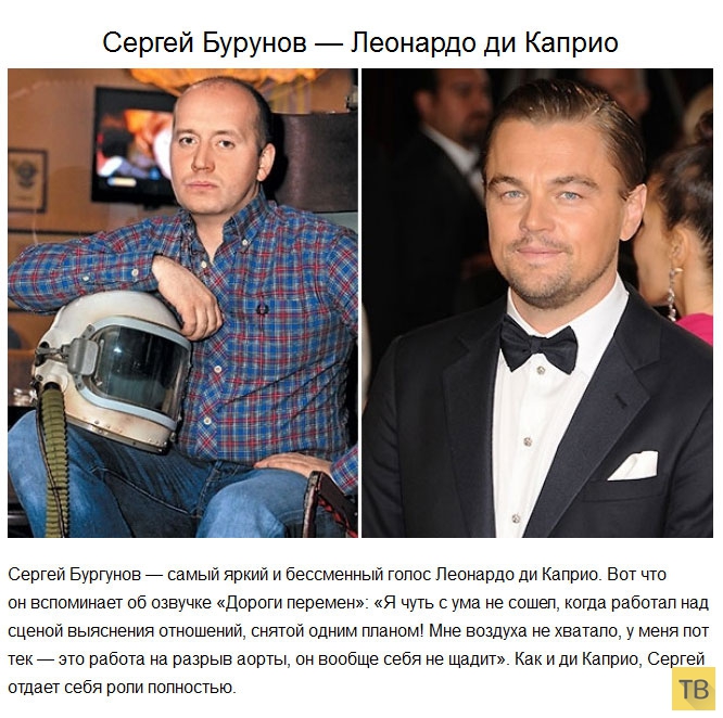 Российские актеры, которые озвучивают зарубежных знаменитостей (13 фото)