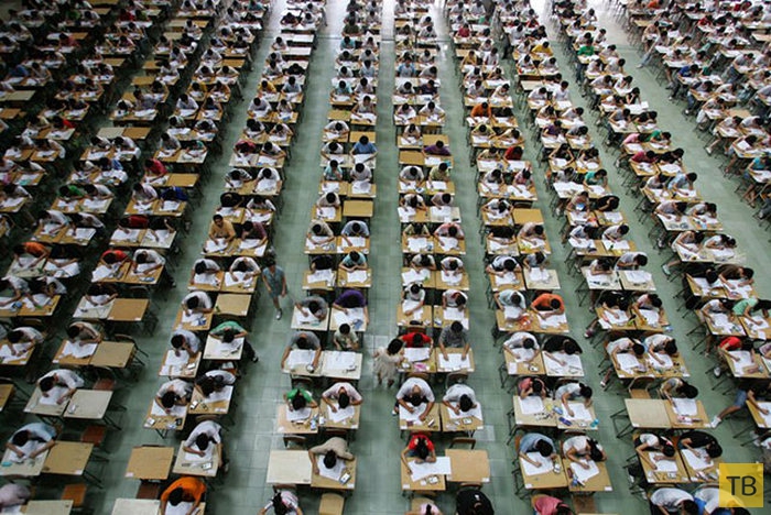 «Гаокао» - единый вступительный экзамен в ВУЗы Китая (23 фото)