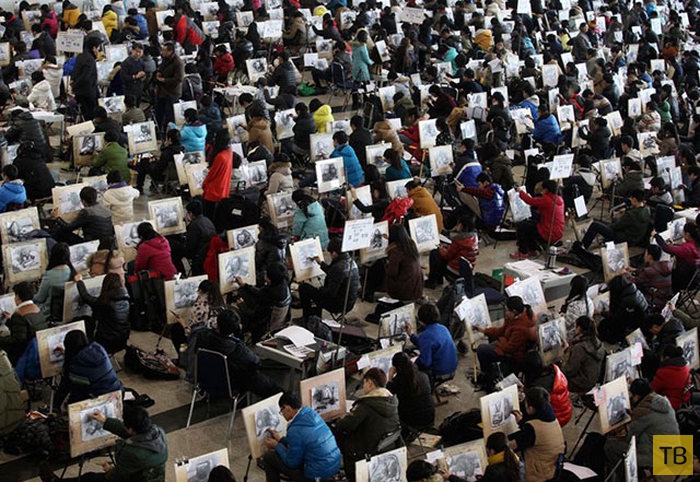 «Гаокао» - единый вступительный экзамен в ВУЗы Китая (23 фото)