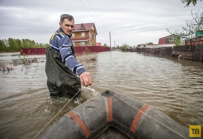 Наводнение в Новосибирске (16 фото)