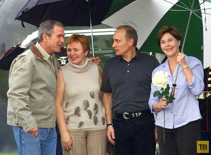 Фотографии Владимира Путина во время встреч с зарубежными коллегами более 10 лет назад (37 фото)