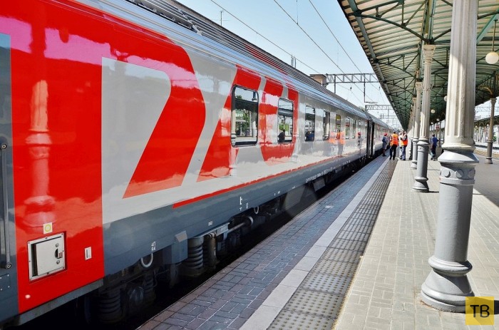 Новый комфортабельный поезд по маршруту Москва - Варшава (23 фото)
